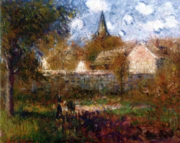 The Neighbor's Garden Artwork by Gustave Loiseau