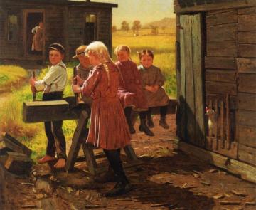 The Industrious Family Artwork by John George Brown