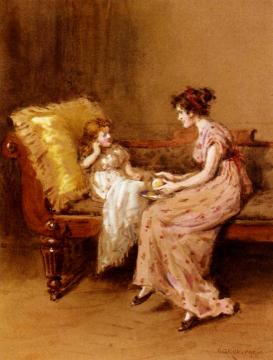 Hush A Bye Artwork by George Goodwin Kilburne