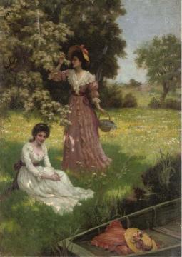 Spring blossoms Artwork by Charles Haigh Wood