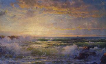 Seascape At Dusk Artwork by William Trost Richards
