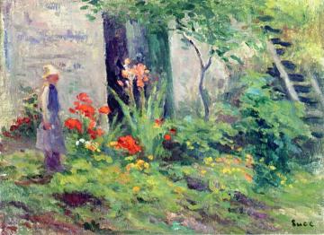 Rolleboise, the Garden Artwork by Maximilien Luce