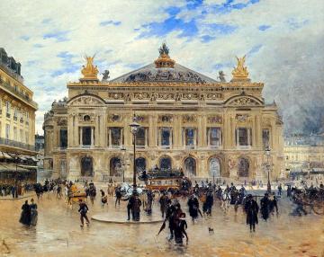 Grand Opera House, Paris Artwork by Frank Myers Boggs