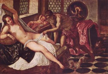 Vulcan Discovers Venus and Mars Artwork by Tintoretto Jacopo