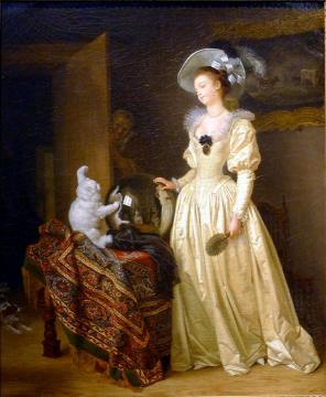 The Angora Cat Artwork by Jean Honore Fragonard