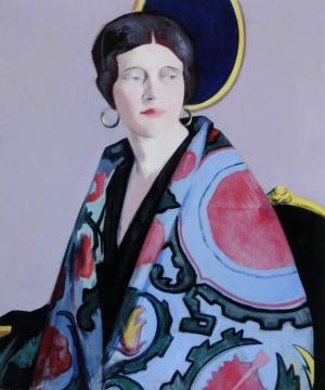 The Embroidered Cloak Artwork by Francis Campbell Boileau Cadell
