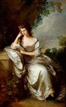 Frances Browne, Mrs John Douglas Artwork by Thomas Gainsborough
