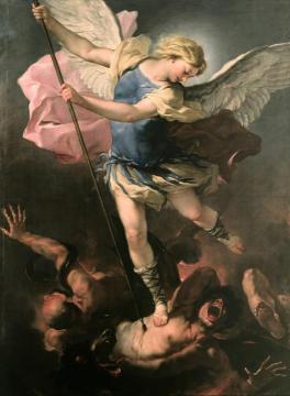 St Michael Artwork by Luca Giordano