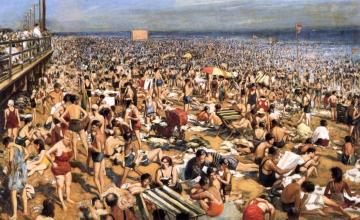 Coney Island Artwork by Harry Roseland