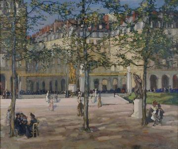 Place Des Pyramides, Paris Artwork by Alexander Jamieson