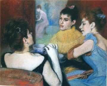 The Tea Artwork by Federico Zandomeneghi