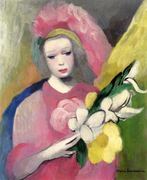 Portrait of Agathe Artwork by Marie Laurencin