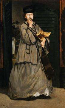 The Street Singer Artwork by Edouard Manet