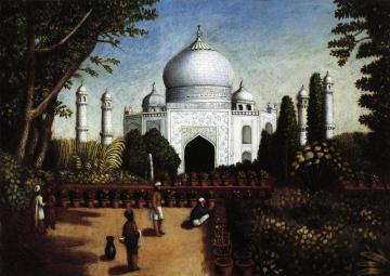 The Taj Mahal Artwork by Erastus Salisbury Field