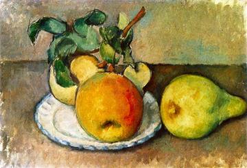 Still Life With Apples And A Pear Artwork by Paul Cezanne