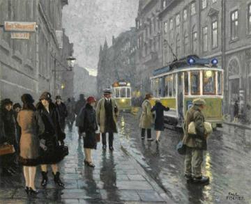Bredgade, Copenhagen Artwork by Paul Gustave Fischer
