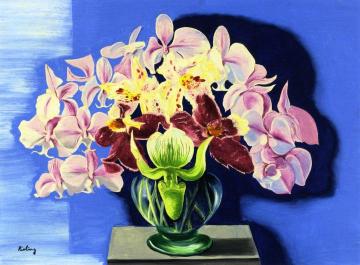 Orchids Artwork by Moise Kisling