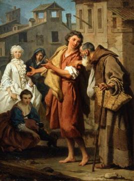 Brother Philippe's Geese Artwork by Pierre Subleyras