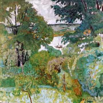 The Seine at Vernon Artwork by Pierre Bonnard