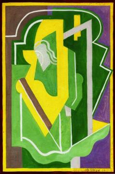 Figure of a Girl Artwork by Albert Gleizes