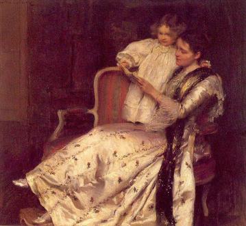 Mrs. Noel Guinness And Her Daughter Margaret Artwork by Walter Frederick Osborne