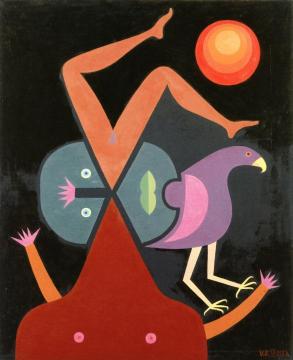 Invitation to Flight Artwork by Victor Brauner