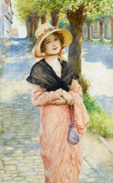 The Morning Walk Artwork by William Henry Margetson