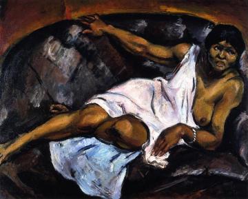 Octavie the Beautiful Martinique Woman Artwork by Emile-othon Friesz