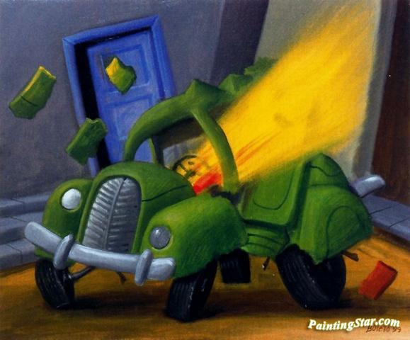 Carrobomba Artwork by Fernando Botero