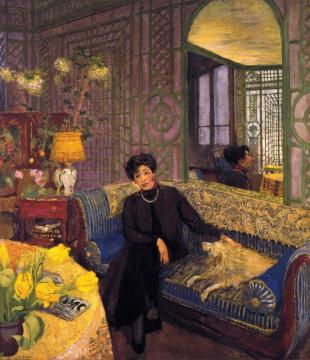 Marcelle Aron (Madame Tristan Bernard) Artwork by Edouard Vuillard