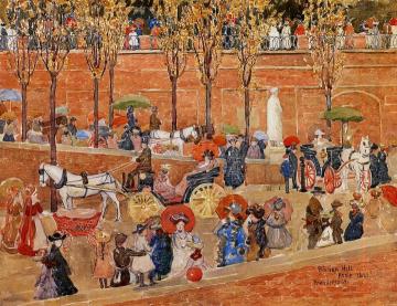 Pincian Hill, Rome Artwork by Maurice Prendergast