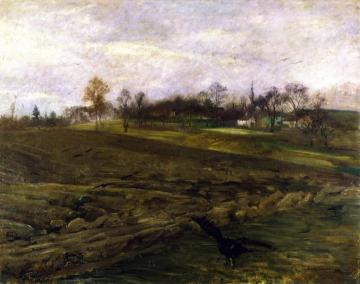 Large Landscape with Ravens Artwork by Lovis Corinth