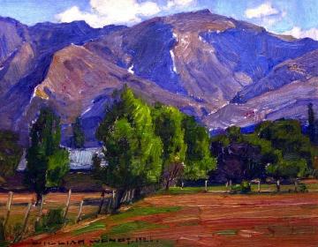 Meadow and Hills Artwork by William Wendt