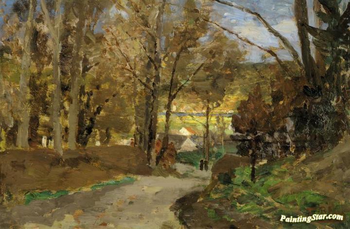 Rossatz in der Wachau Artwork by Tina Blau