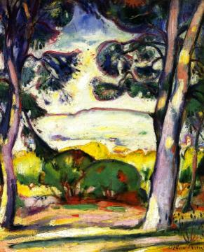 Fauve Landscape Artwork by Emile-othon Friesz