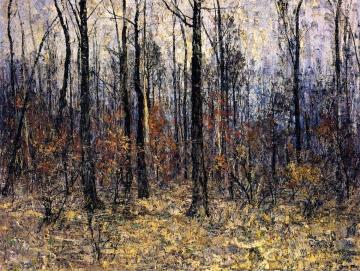 Interior Forest in Autumn Artwork by Christian Rohlfs