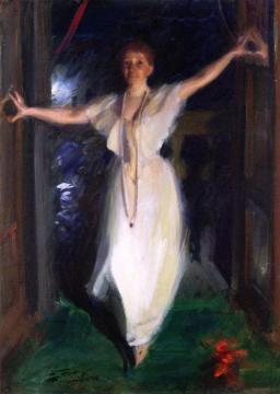 Isabella Stewart Gardner In Venice Artwork by Anders Zorn