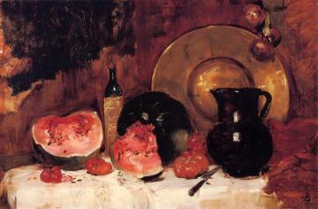 Still Life With Watermelon Artwork by Frank Duveneck