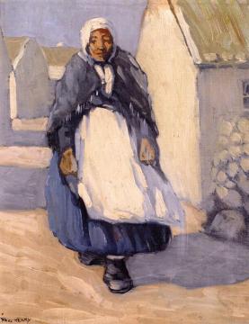 Achill Woman Artwork by Paul Henry