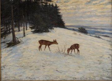 Winter Landscape Artwork by Maximilian von Klein-Diepold