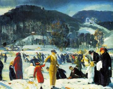 Love Of Winter Artwork by George Wesley Bellows