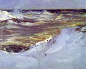 Snow Shadow Artwork by Charles H. Woodbury