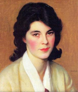 Portrait Of Enid Hallin Artwork by William Mcgregor Paxton