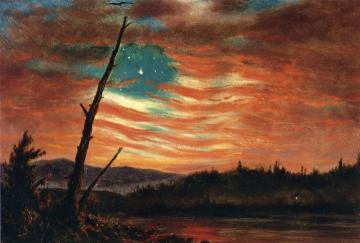 Our Banner in the Sky Artwork by Frederic Edwin Church