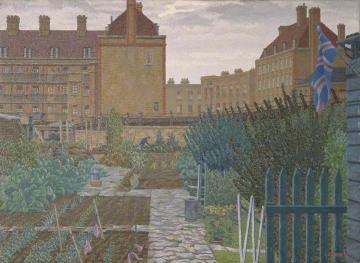 Bethnal Green Allotment Artwork by Charles Ginner