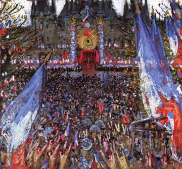 Festival of the Liberation of Paris Artwork by Pierre Eugène Montézin