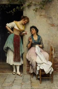 The Love Letter Artwork by Eugen Von Blaas