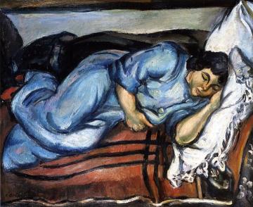 Woman Sleeping Artwork by Emile-othon Friesz