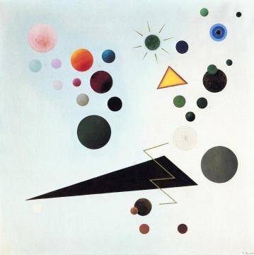 Rounds and Triangles Artwork by Rudolf Bauer