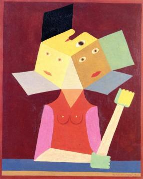 Woman Looking in the Distance Artwork by Victor Brauner